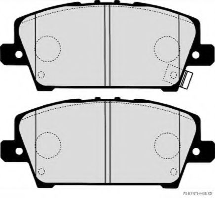 HERTH+BUSS JAKOPARTS - J3604069 - Комплект тормозных колодок, дисковый тормоз (Тормозная система)