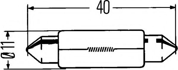 HELLA - 8GM 002 091-131 - Лампа накаливания, фонарь указателя поворота (Сигнализация)