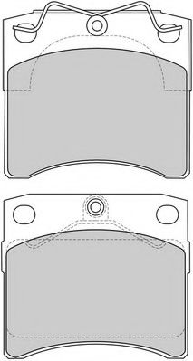 NECTO - FD6773V - Комплект тормозных колодок, дисковый тормоз (Тормозная система)