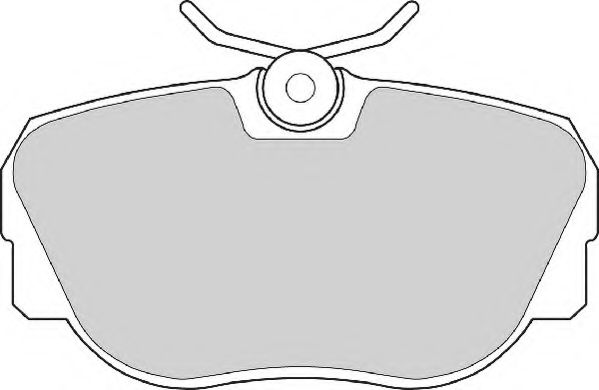 NECTO - FD6376A - Комплект тормозных колодок, дисковый тормоз (Тормозная система)