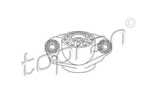 TOPRAN - 109 878 - Опора стойки амортизатора (Подвеска колеса)