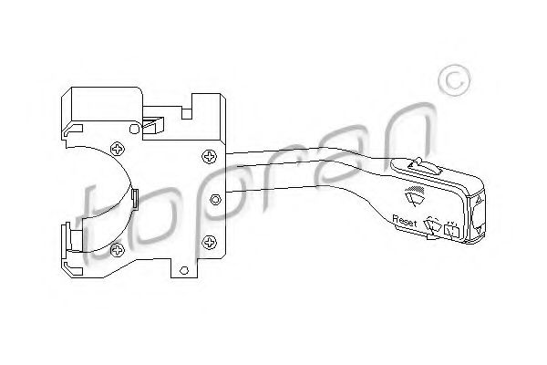 TOPRAN - 109 133 - Переключатель стеклоочистителя (Система очистки окон)