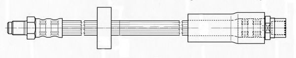 CEF - 512315 - Тормозной шланг (Тормозная система)