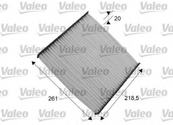 VALEO - 715552 - Фильтр, воздух во внутренном пространстве (Отопление / вентиляция)