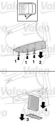 VALEO - 716044 - Фильтр, воздух во внутренном пространстве (Отопление / вентиляция)