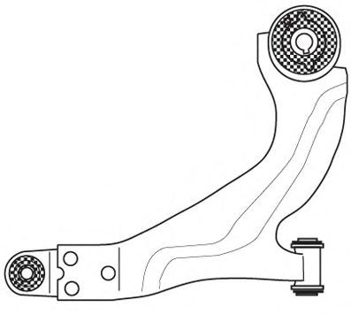 FRAP - 2185 - Рычаг независимой подвески колеса, подвеска колеса (Подвеска колеса)