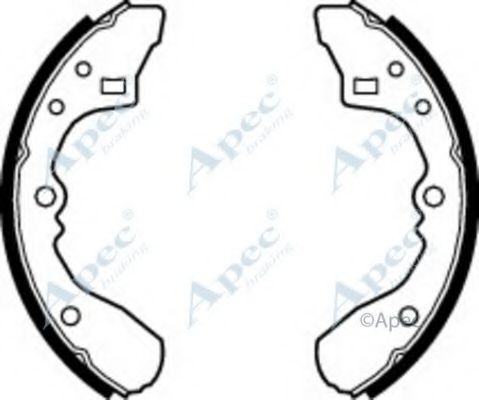 APEC BRAKING - SHU432 - Комплект тормозных колодок (Тормозная система)