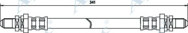 APEC BRAKING - HOS3011 - Тормозной шланг (Тормозная система)