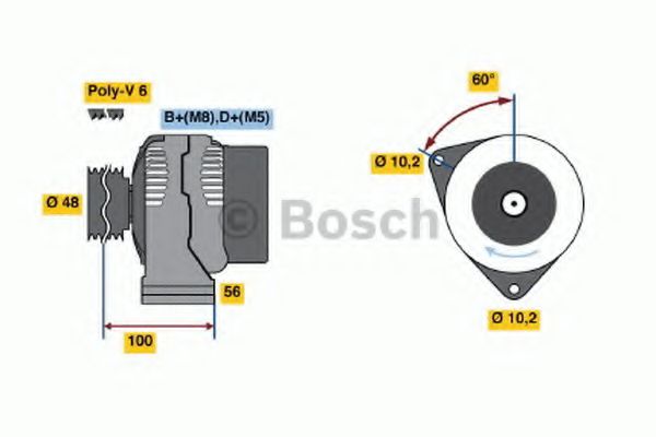 BOSCH - 0 123 335 002 - Генератор (Генератор)