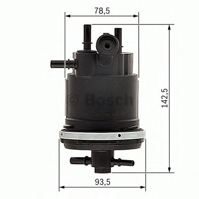 BOSCH - 0 450 907 001 - Топливный фильтр (Система подачи топлива)