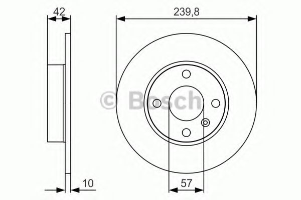 BOSCH - 0 986 479 S52 - Тормозной диск (Тормозная система)