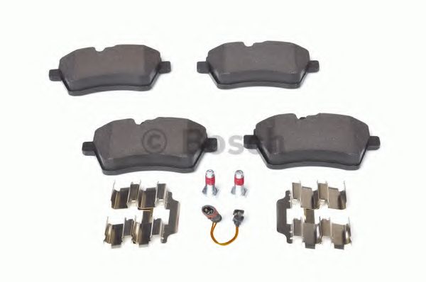 BOSCH - 0 986 494 087 - Комплект тормозных колодок, дисковый тормоз (Тормозная система)