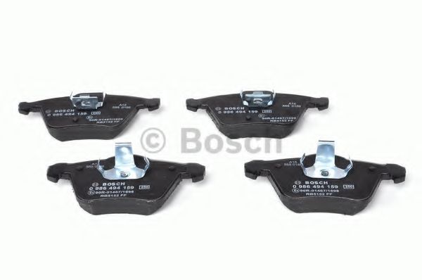 BOSCH - 0 986 494 159 - Комплект тормозных колодок, дисковый тормоз (Тормозная система)