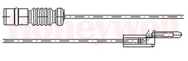 BENDIX - 581350 - Контрольный контакт, контроль слоя тормозных колодок