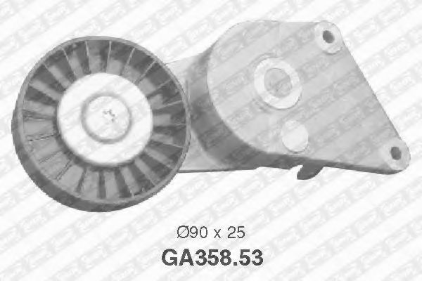 SNR - GA358.53 - Натяжной ролик, поликлиновойремень (Ременный привод)