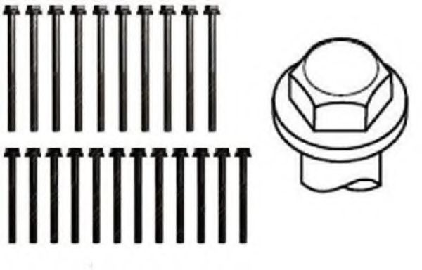 PAYEN - HBS011 - Комплект болтов головки цилидра (Головка цилиндра)