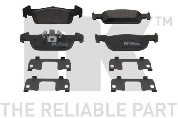 NK - 223971 - Комплект тормозных колодок, дисковый тормоз (Тормозная система)