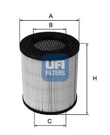 UFI - 27.271.00 - Воздушный фильтр (Система подачи воздуха)