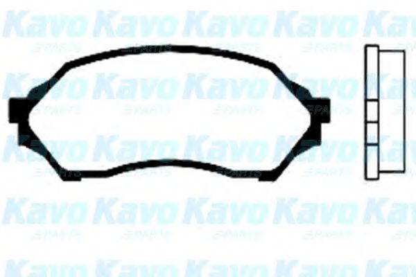 KAVO PARTS - BP-4532 - Комплект тормозных колодок, дисковый тормоз (Тормозная система)