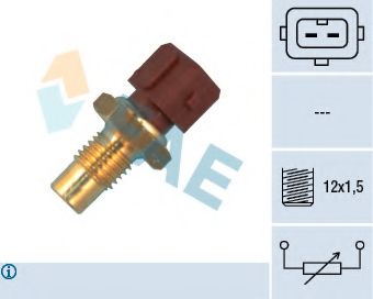 FAE - 33415 - Датчик, температура охлаждающей жидкости (Приготовление смеси)