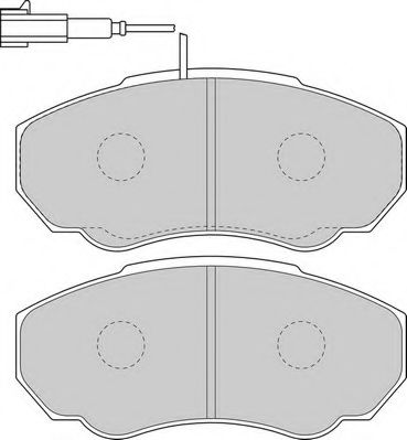 NECTO - FD6895V - Комплект тормозных колодок, дисковый тормоз (Тормозная система)