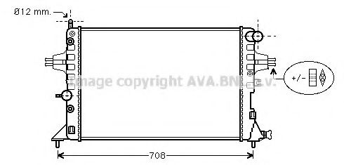 AVA QUALITY COOLING - OLA2254 - Радиатор, охлаждение двигателя (Охлаждение)