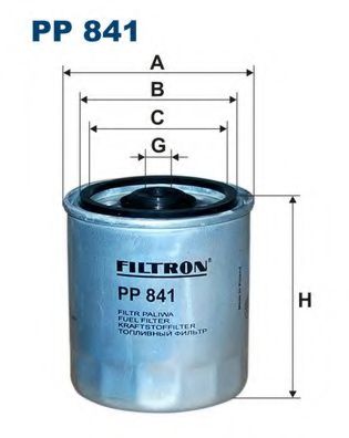 FILTRON - PP841 - Топливный фильтр (Система подачи топлива)