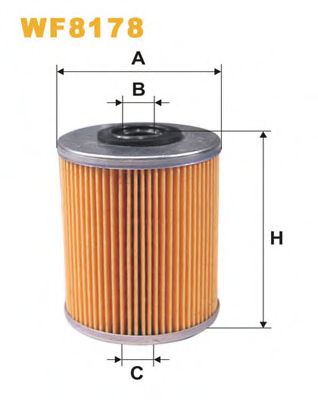 WIX FILTERS - WF8178 - Топливный фильтр (Система подачи топлива)