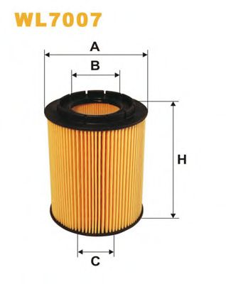 WIX FILTERS - WL7007 - Масляный фильтр (Смазывание)