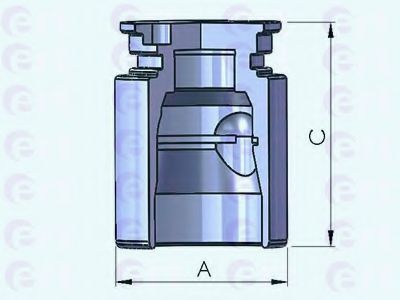 ERT - 150766-C - Поршень, корпус скобы тормоза (Тормозная система)