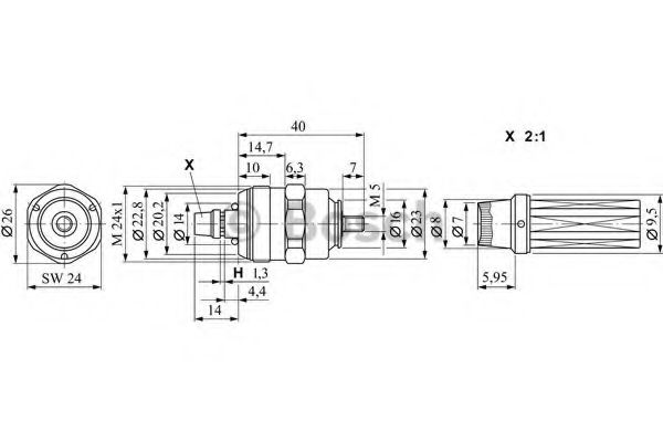 BOSCH - 0 330 001 040 - Подъёмный магнит ()