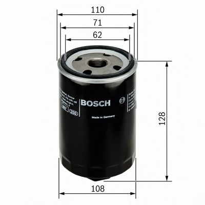 BOSCH - 0 451 103 257 - Масляный фильтр (Смазывание)