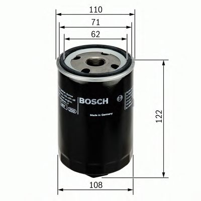 BOSCH - 0 451 203 223 - Масляный фильтр (Смазывание)