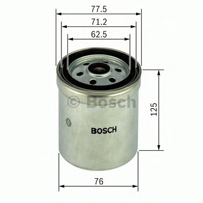 BOSCH - 1 457 434 432 - Топливный фильтр (Система подачи топлива)