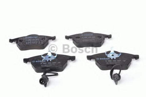 BOSCH - 0 986 460 937 - Комплект тормозных колодок, дисковый тормоз (Тормозная система)