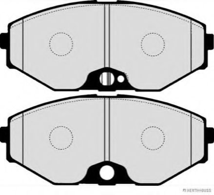 HERTH+BUSS JAKOPARTS - J3601089 - Комплект тормозных колодок, дисковый тормоз (Тормозная система)