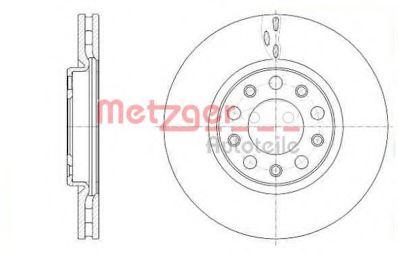 METZGER - 61389.10 - Тормозной диск