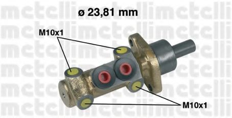 METELLI - 05-0398 - Главный тормозной цилиндр (Тормозная система)