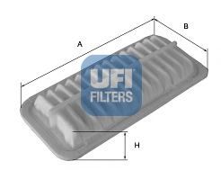 UFI - 30.289.00 - Воздушный фильтр (Система подачи воздуха)