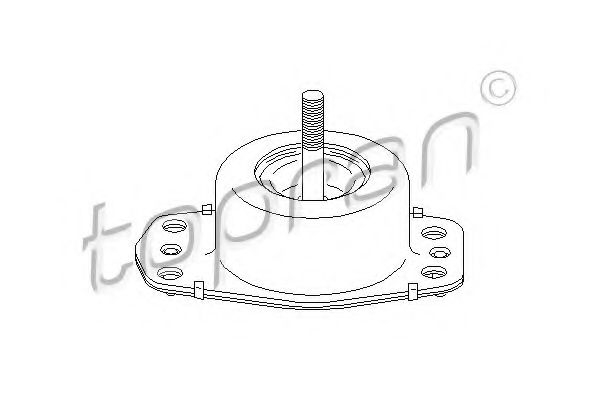 TOPRAN - 207 767 - Подвеска, двигатель (Подвеска двигателя)