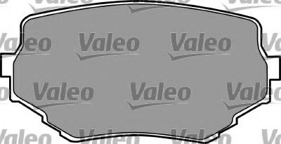 VALEO - 597300 - Комплект тормозных колодок, дисковый тормоз