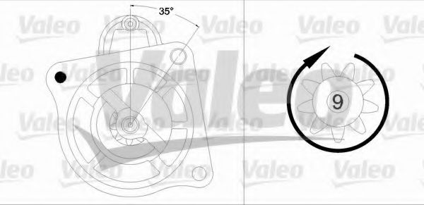 VALEO - 458192 - Стартер (Система стартера)