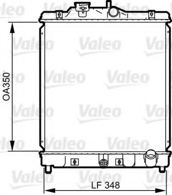 VALEO - 734117 - Радиатор, охлаждение двигателя (Охлаждение)