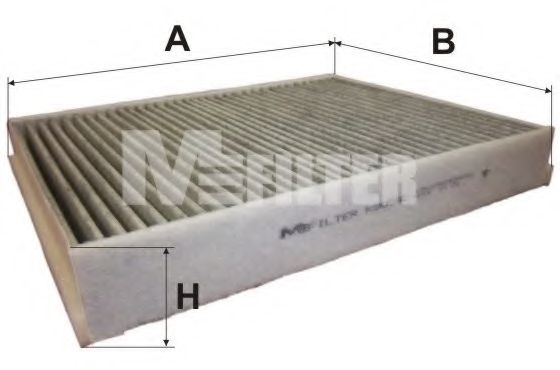 MFILTER - K 9095C - Фильтр, воздух во внутренном пространстве (Отопление / вентиляция)