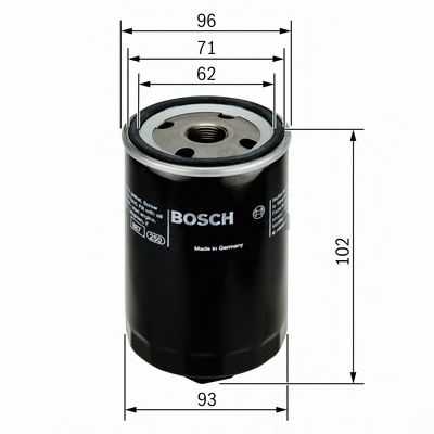 BOSCH - 0 451 103 289 - Масляный фильтр (Смазывание)