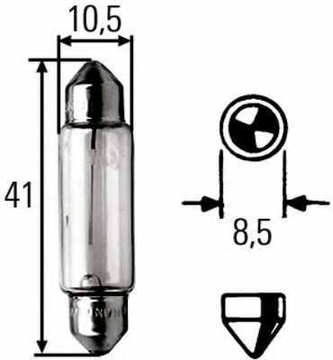 HELLA - 8GM 002 091-131 - Лампа накаливания, фонарь указателя поворота (Сигнализация)