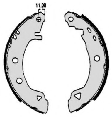 BREMBO - S 23 508 - Комплект тормозных колодок (Тормозная система)