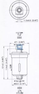 UFI - 31.640.00 - Топливный фильтр (Система подачи топлива)