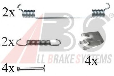 A.B.S. - 0814Q - Комплектующие, тормозная колодка (Тормозная система)