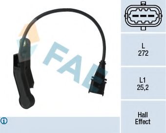 FAE - 79138 - Датчик, положение распределительного вала (Приготовление смеси)